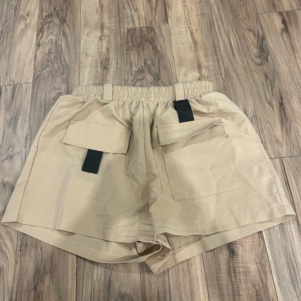 Beige Women's Utility Shorts